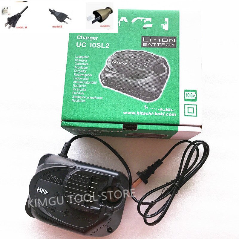 Ac220-240v oplader 10.8v 12v bcl 1015 uc10 sl 2 til hitachi  uc10 sfl  bc10 dal  ds10 dfl  db10dl wh10dl wh10 dfl  cr10dl wh10 dcl  cg10dl