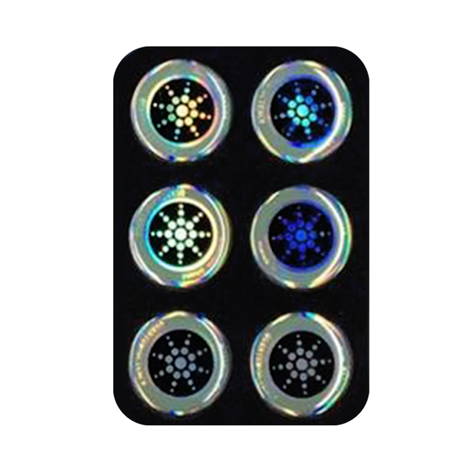 Autocollants Anti-Radiation pour téléphones portables 6 pièces/ensemble, bouclier électromagnétique de forme ronde, patchs anti-ondes électromagnétiques: 2