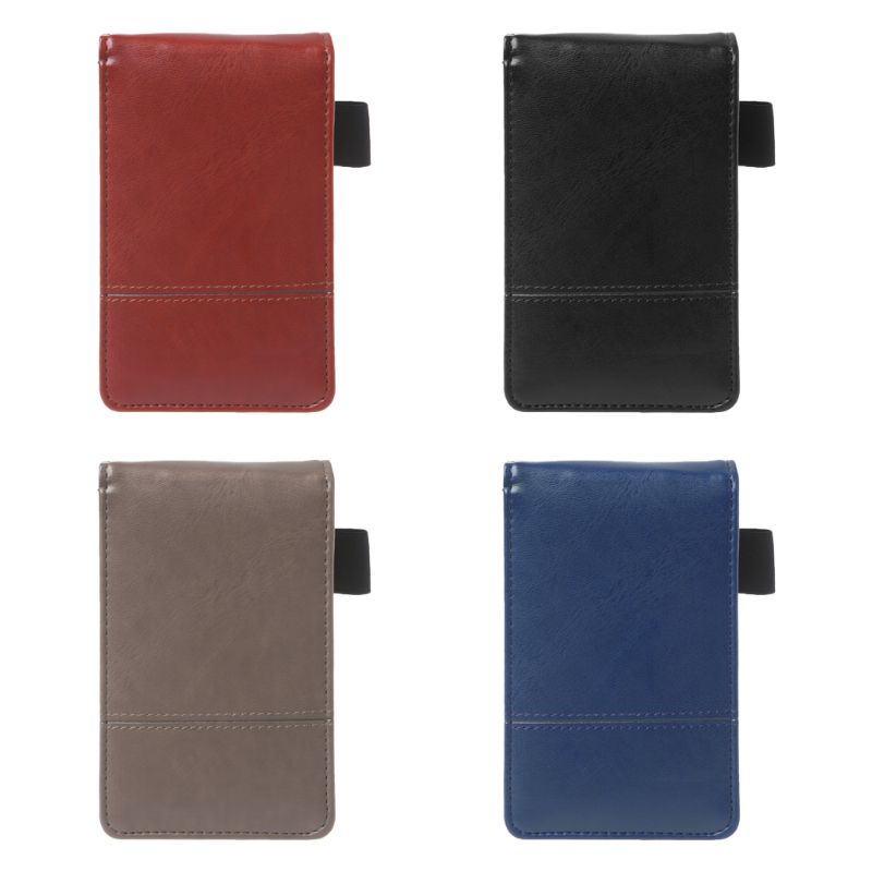 Pocket A7 Notebook Lederen Cover Notepad Memo Dagboek Planner Met Rekenmachine Zakelijke Werk Kantoor Benodigdheden