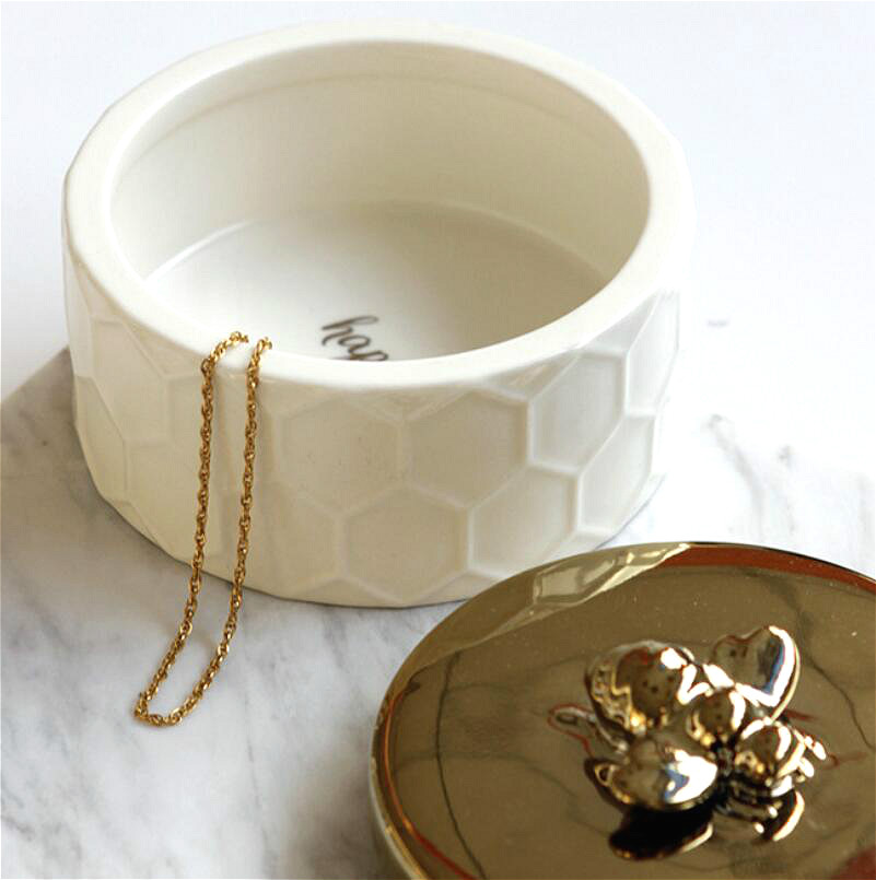 Keramische Sieraden Doos Nordic Stijl Ring Houder Ketting Oorbellen Nail Hanger Desktop Bakje Box Europese Lade Houder Opslag