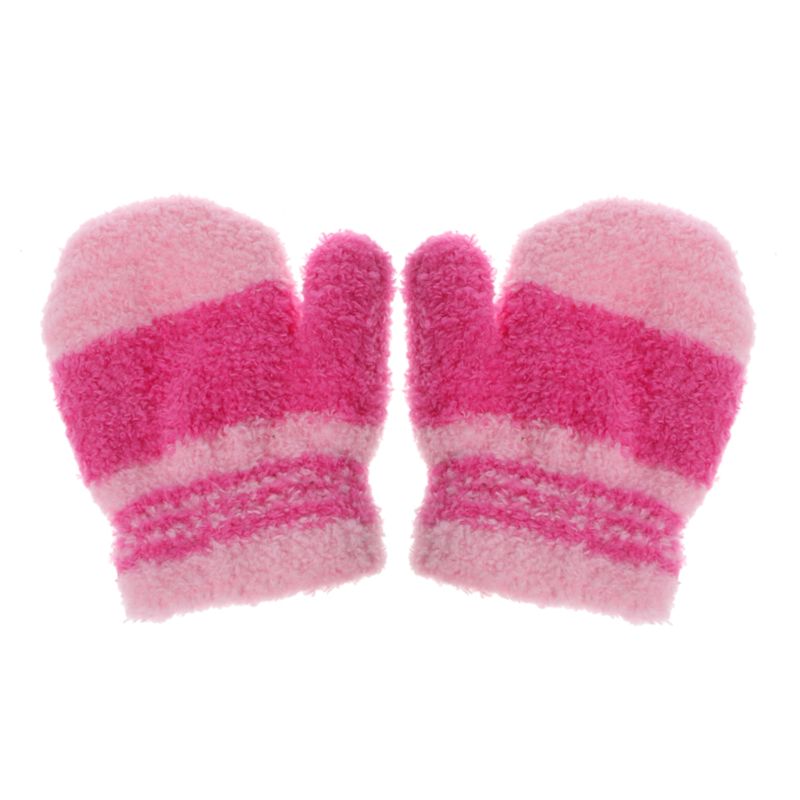 2020 del nuovo Sveglio infantile Del Capretto Del bambino Delle Ragazze Dei Ragazzi Inverno Caldo Guanti Del bambino Del lavorare a maglia Arcobaleno Guanti