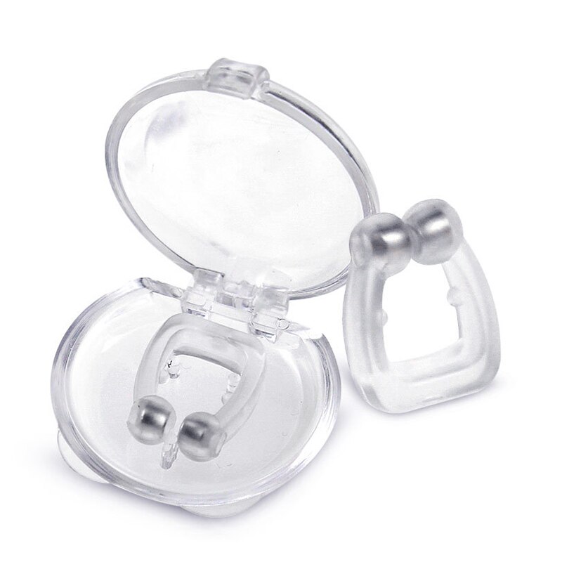 Magnetic Nose Plug Nose Clip Anti-Snoring Device Mini Snore Solution Device Anti Snoring Magnetic Nasal Splint: one