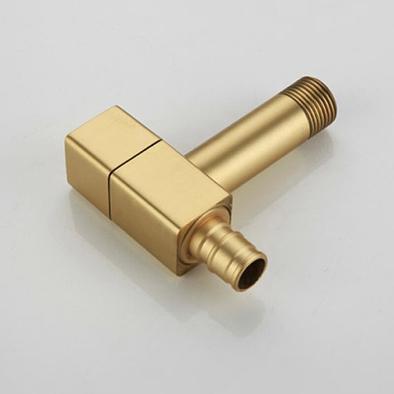 Brushed Gold Faucet Wall 1/2 Washing Machine Tap Outdoor Mop Sink Bibcock Brass Bathroom Kran Laundry Water Grifo WC Accessories