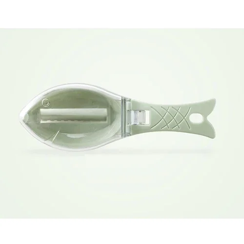 Détartreur de poisson à démontage rapide, dissolvant d'écailles de poisson, brosse cutanée, râpe, grattage, nettoyage, éplucheur, grattoir, outils de cuisine, nouveauté 2024, 1 pièce: green