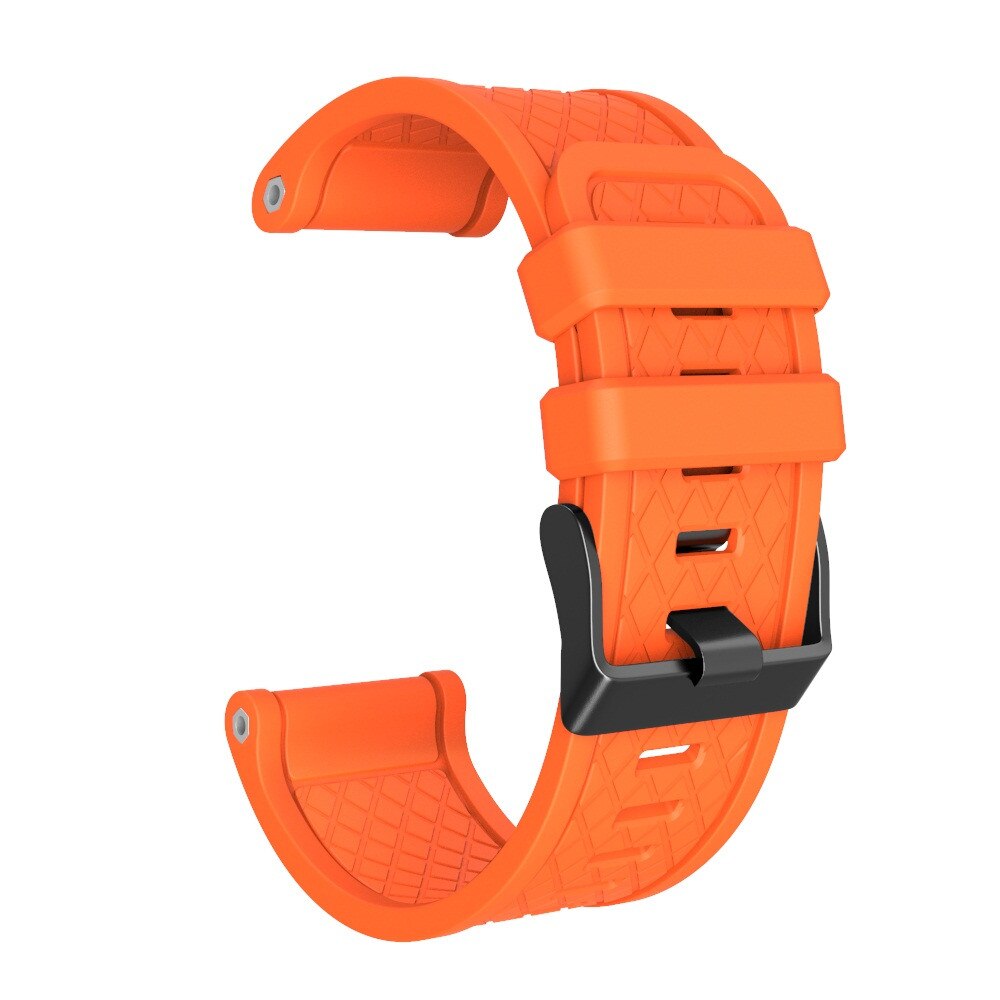 Hiperdeal Smart Accessoires Siliconen Band Voor Garmin Fenix/Fenix 2 Band Fit 26Mm Breedte Zachte Siliconen horloge Band Fe7: Orange