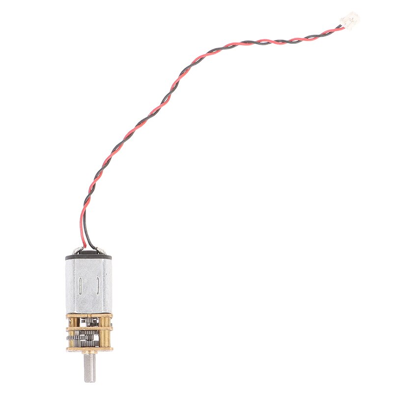 Motor reductor de engranajes de Metal, 1 unidad DC 3V-12V 60RPM, velocidad lenta, Micro N20