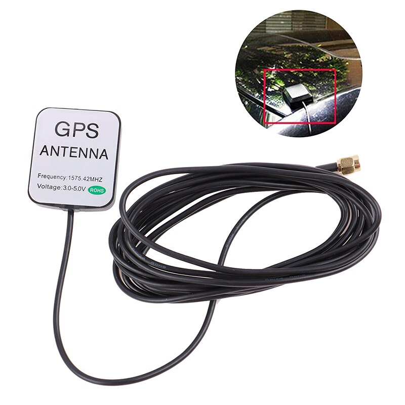 Gps Antenne Sma Connector 2M Kabel Gps Ontvanger Auto Antenne Adapter Voor Auto Navigatie Nachtzicht Camera Speler