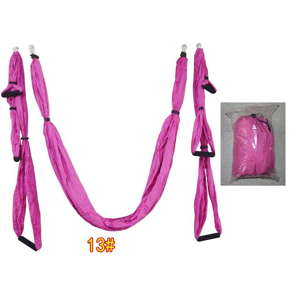 6 Handles Anti-gravity Yoga Hammock Swing Parachute Yoga Gym Hanging Outdoor Leisure Decompression Hammock: Type 13