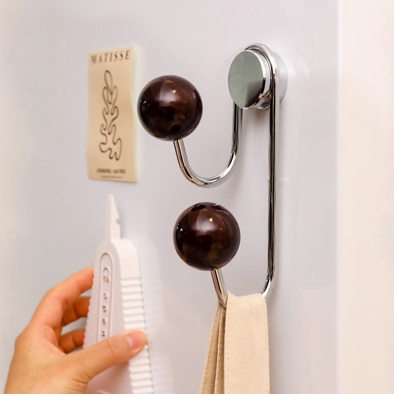 Multifunctionele Opslag Koelkast Magnetische Haak Niet-Ponsen Gootsteen Veranda Deur Kast Magneet Hanger Haken Voor Keuken Badkamer