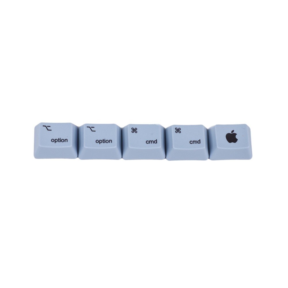 YMDK Blue Beige Orange Dye Sub 108 87 61 Key Mac Keys Thick PBT OEM Profile Keycap For Standard 104 TKL 60% MX Switches Keyboard