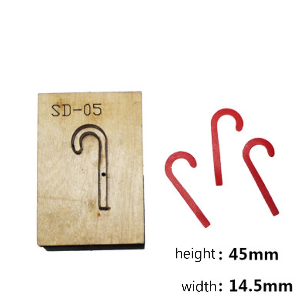 DIY patch work die cut knife mould leather craft template cutter hand tool: plum