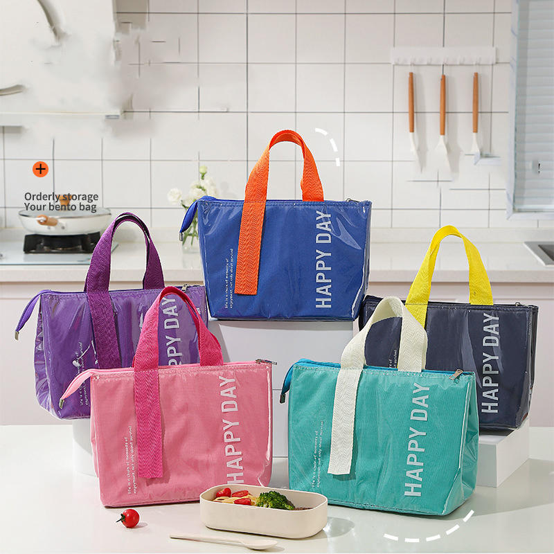 Cute Insulated Lunch Bag Camping Food Drink Cooler Bag Picnic Travel Bag Waterproof Food Storage Box For Student Office Worker
