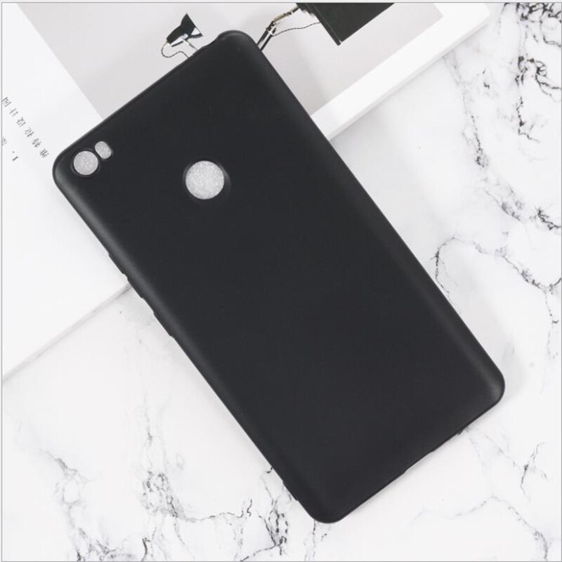 Für Mi Max Zurück Ring Halfter Halterung Telefon fallen Abdeckung Telefon TPU Weiche Silikon Fällen für Xiaomi Mi Max 2016001 2016002 6.44&quot;: TPU Fall Schwarz