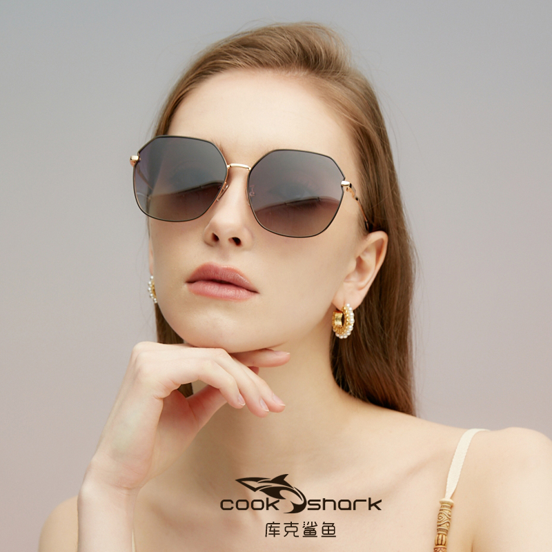 Cook Shark Gepolariseerde Zonnebril Dames - Vlinderstijl - UV400 Anti-verblinding