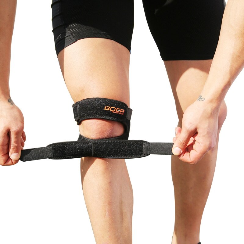 Sport Knie Ondersteuning Verstelbare Ademend Compressie Brace Mouwen Protector Ondersteuning Voor Klimmen Basketbal