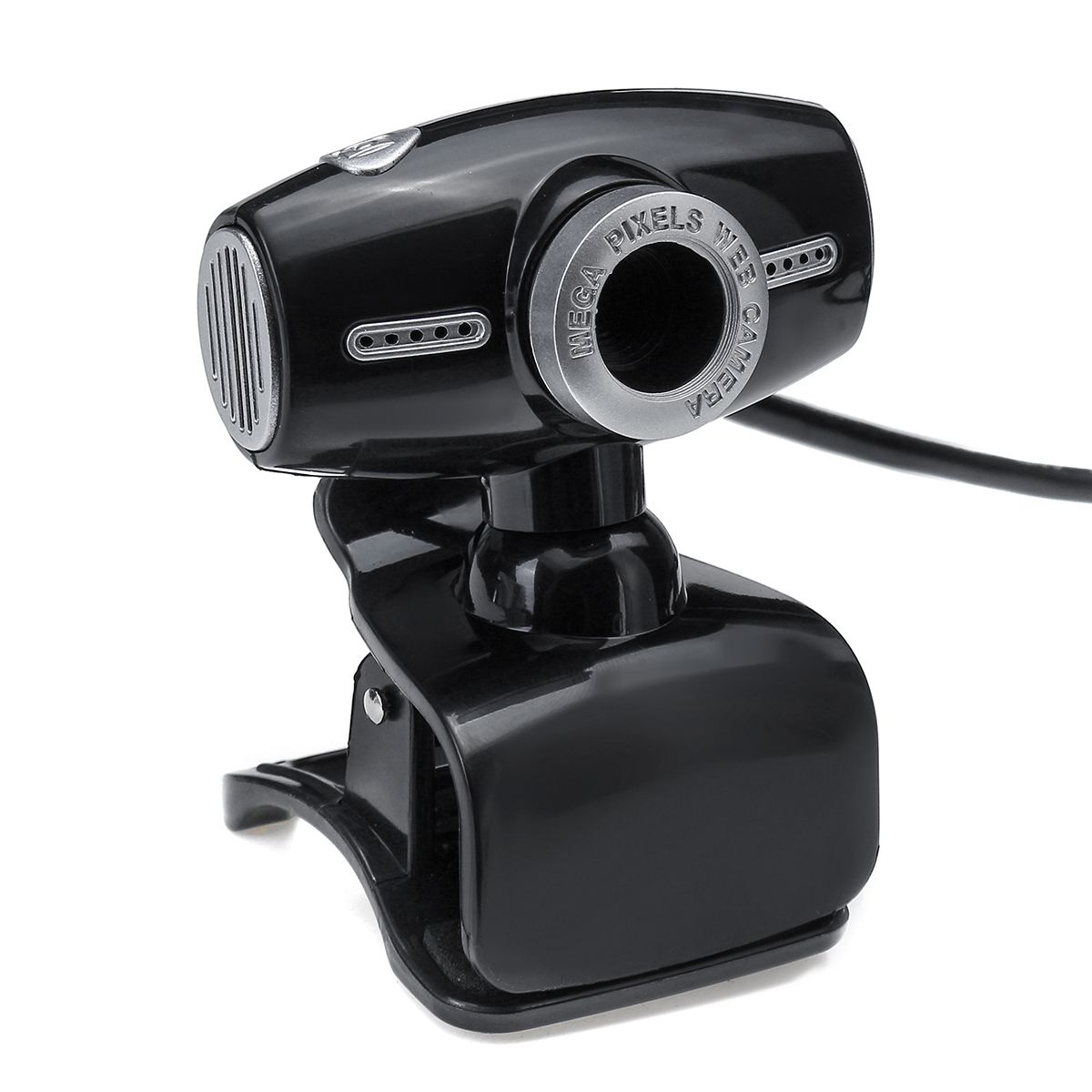 USB with MIC 1.3 Megapixel HD Web Camera Cam 360 degree for LCD Screen Laptop for / MSN / ICQ Night Vision Desktop Camera: A
