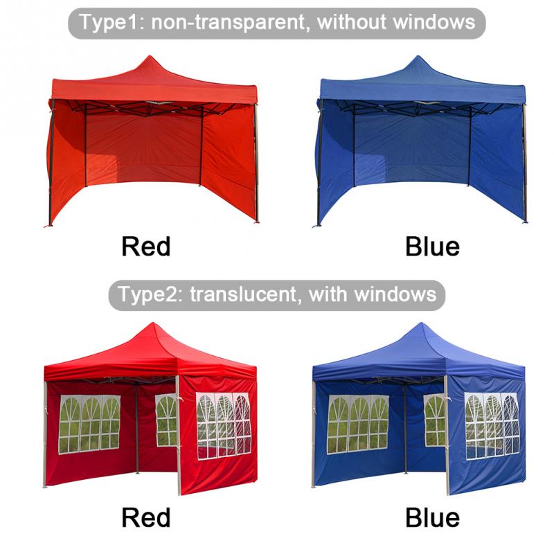 Panneau latéral réutilisable de Gazebo pliant la tente extérieure imperméable coupe-vent imperméable de tissu d'oxford de paroi latérale d'accessoires durables portatifs