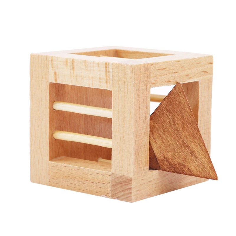 Klassische iq 3d Holz puzzle Erwachsene und Kinder Casse Tete verwirrende Rätsel Kopfschmerzen Gehirnent wicklung Spielzeug Rompe cabezas de Madera