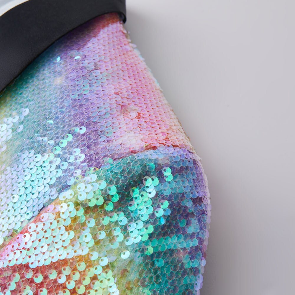 Mens Multi Color Rainbow Sequin Blazer main image 1
