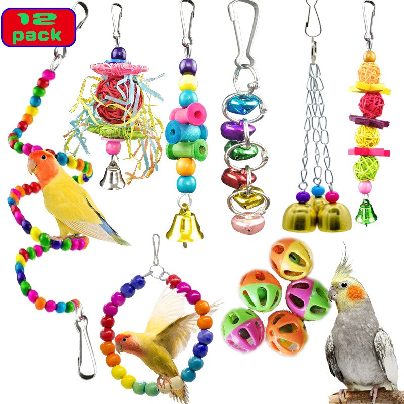 Papegaaien Speelgoed En Vogel Accessoires Voor Huisdier Speelgoed Swing Stand Budgie Parkiet Kooi Afrikaanse Grey Vogel Speelgoed Parkiet