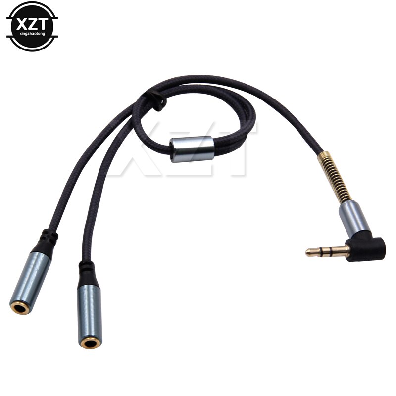 1 tot 2 dubbele oortelefoon hoofdtelefoon splitter kabel standaard 3,5 mm jack universele audiokabel Y splitter voor audio oortelefoon splitter