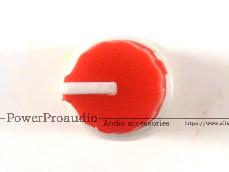 10x DJ Mixer Drehknopfkappen - Roter Gummi Potentiometer Regler für Pioneer DJM Mischpult