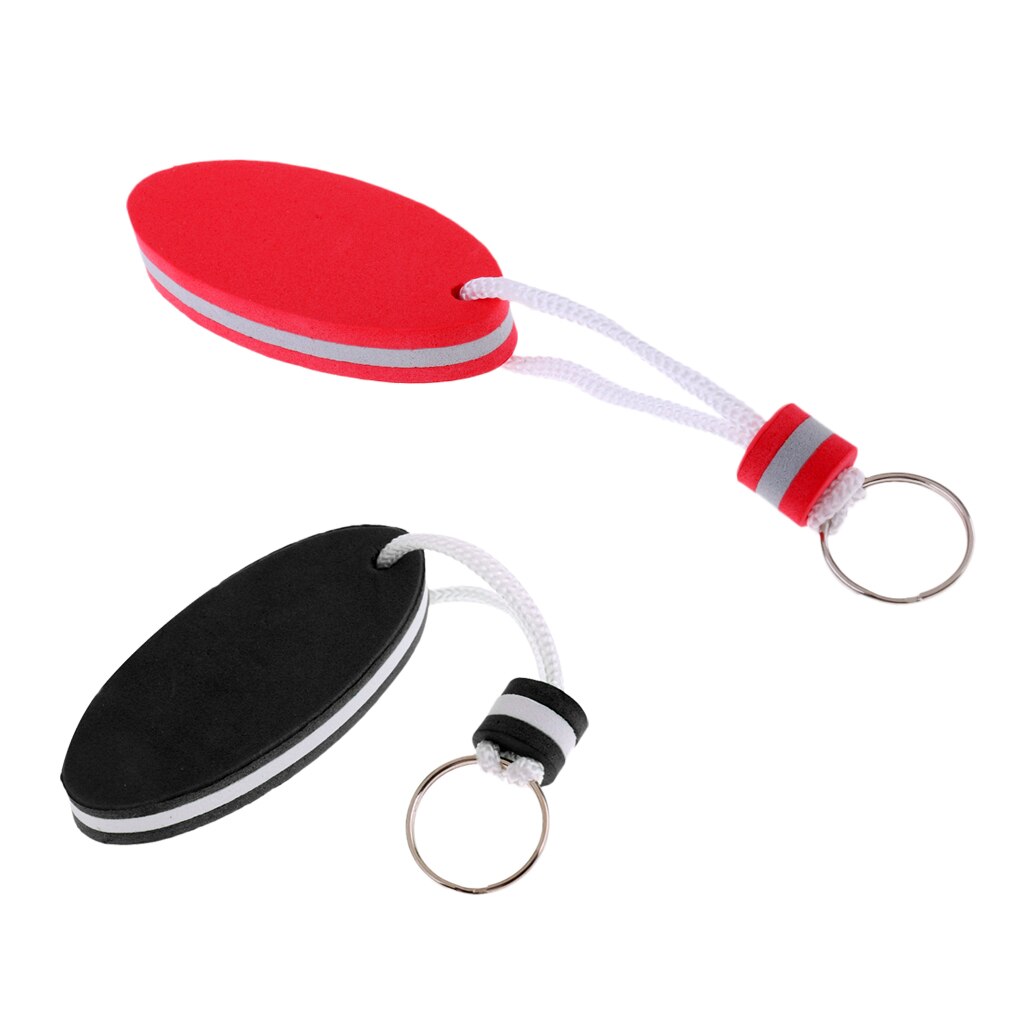 Set Van 2 Stuks Drijvende Eva Boot Sleutelhanger Marine Sleutelhanger Float Boei Varen Fob
