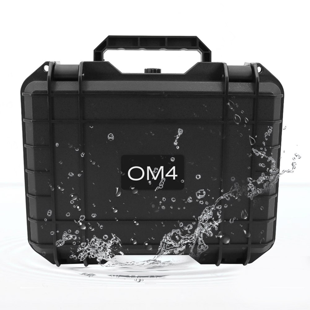 Cardan handheld à prova dwaterproof água casca dura caso de transporte profissional sólido proteção completa portátil para dji om 4 para osmo móvel 3