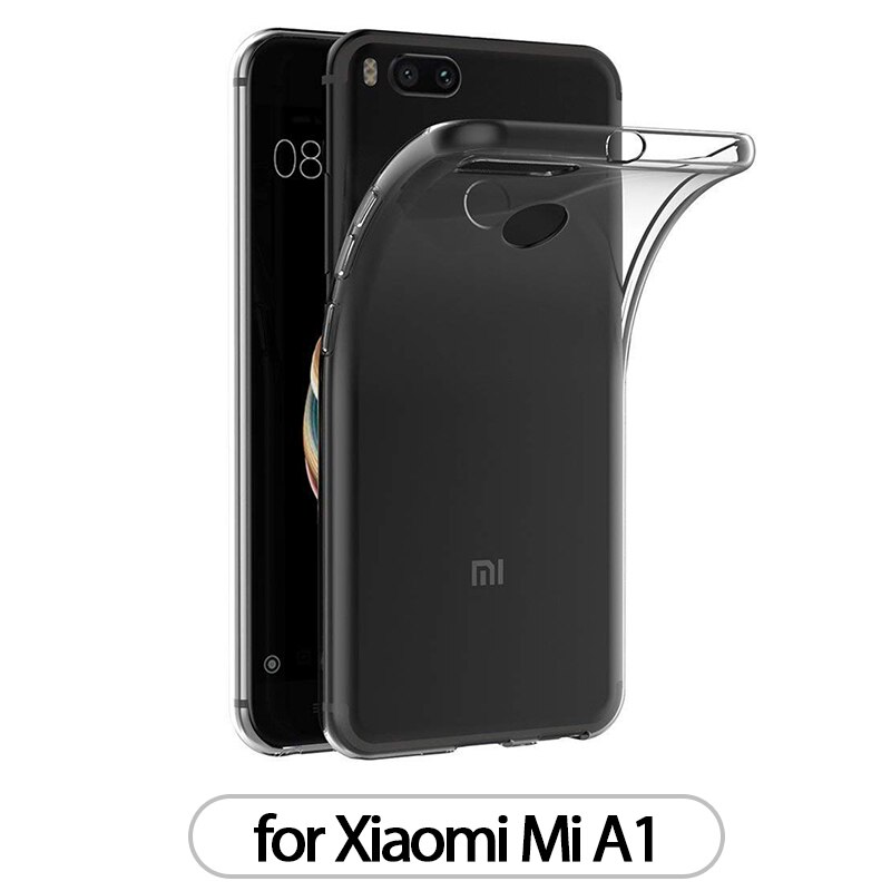 Case Voor Xiao Mi Mi A2 A2 Lite A1 Mi A2 Mi A1 Tpu Silicon Clear Gemonteerd Bumper Soft Case voor Xiao Mi Mi 5X 6X Mi 5X Mi 6X Back Cover: for Xiaomi Mi A1