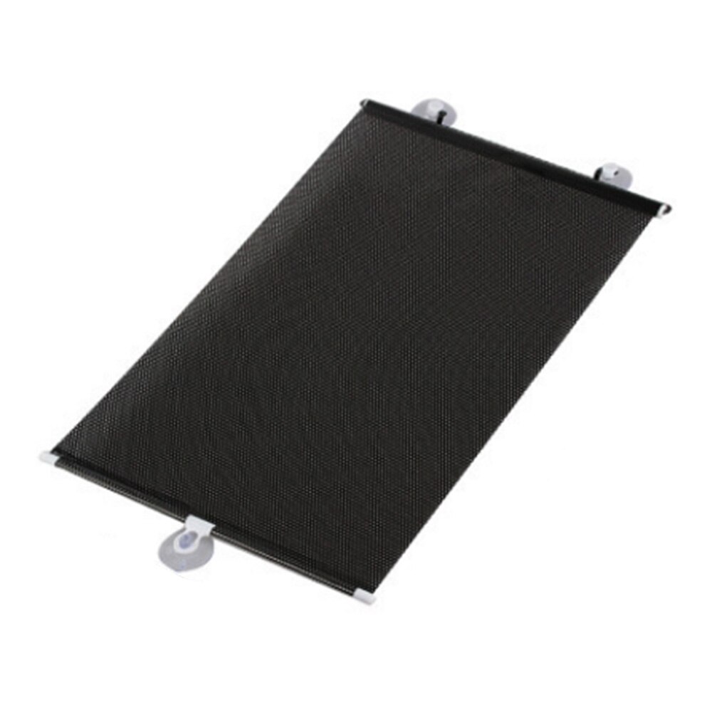 Parasol de coche con protección UV, cortina retráctil automática para ventana de coche, parasol lateral, visera de verano: Black
