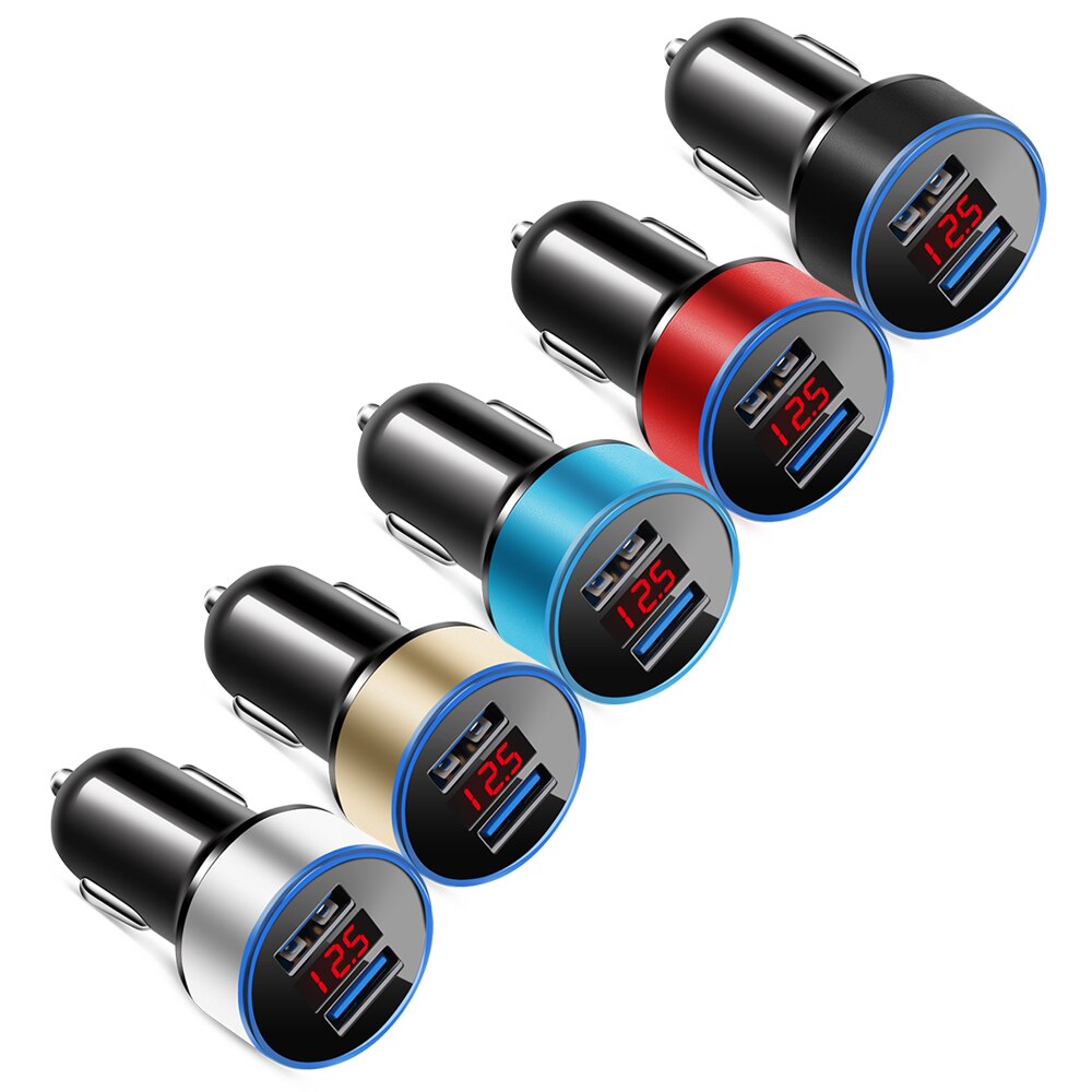 Autolaturi 5v 3.1a led-näytöllä universaali kaksois-usb renaultille clio logan megane koleos luonnonkaunis dacia duster kaptur fluence