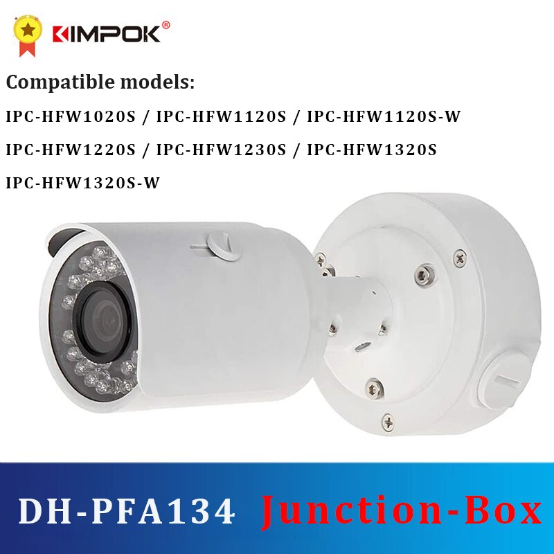 Original DH PFA134 Water-proof Junction Box DH-PFA134 for IPC-HFW1320S IPC-HFW1431S & IPC-HFW2325S-W IP Camera