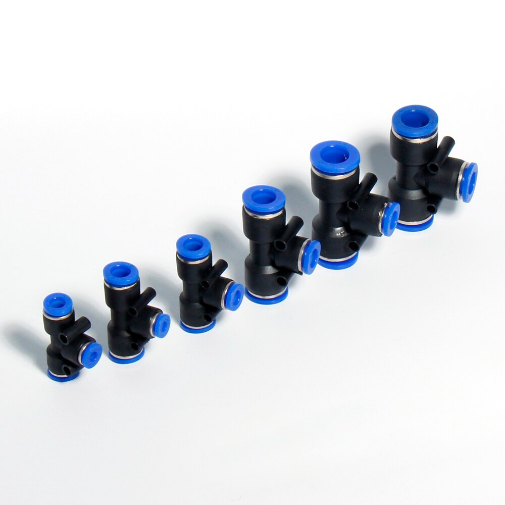 Pneumatische Accessoires Pneumatische Snelkoppeling Voor Lucht Water Verminderen Slang Aansluiting 4 Mm 6 Mm 8 Mm 10 Mm 12mm