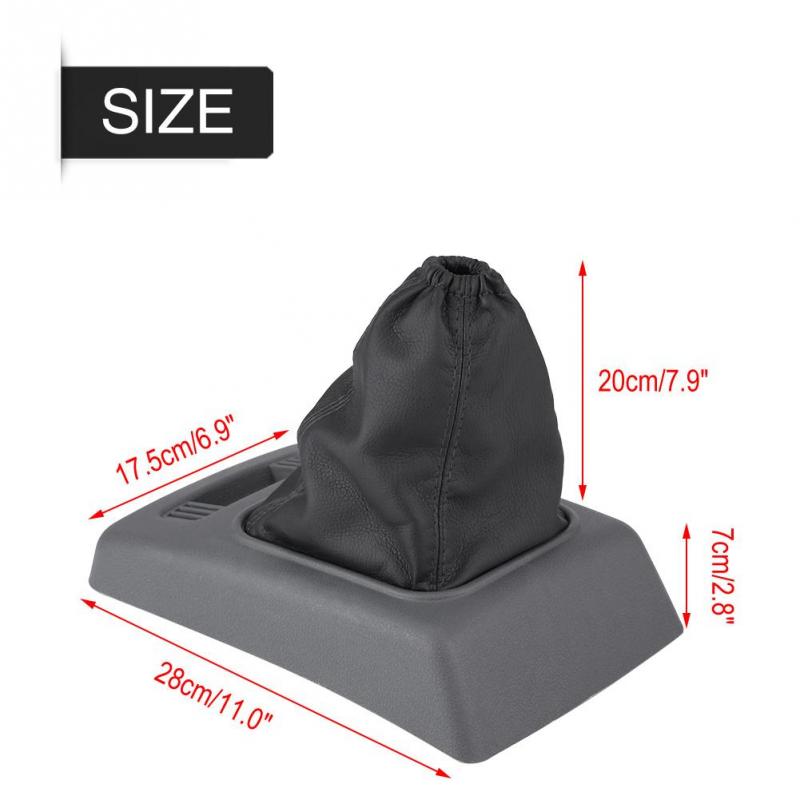 Car Gear Shift Knob Boot Dust Cover Gear Gaiter for Ford Transit Connect 2006 2007 Artificial Leather