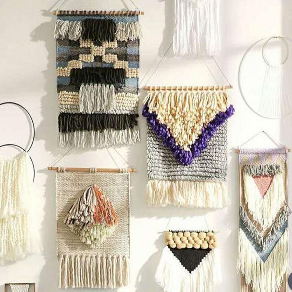 Wooden Traditional Weaving Loom Knitting Machine Durable DIY Hand Textile Sewing Tool