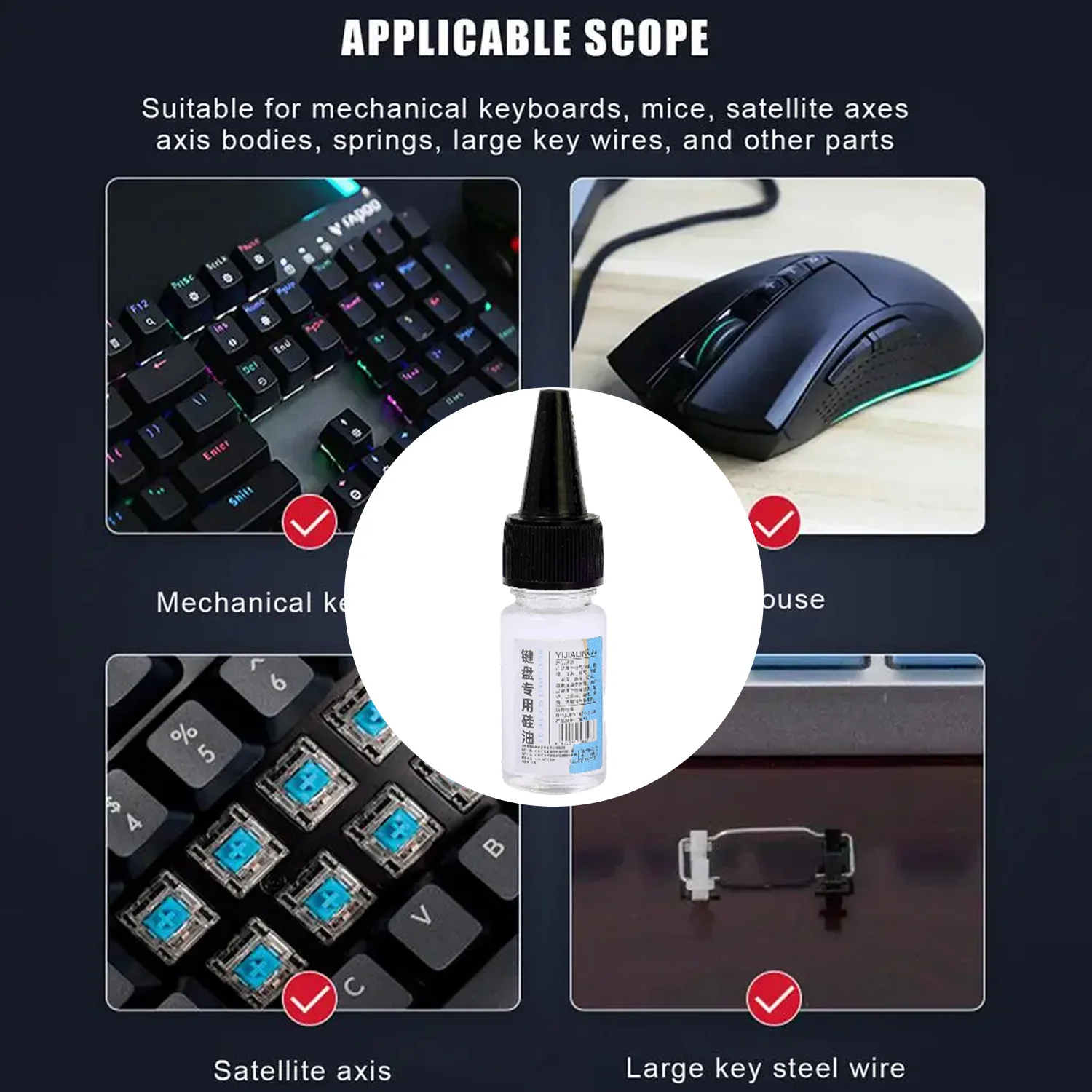 Greasing Keyboard Switch Mechanical Keyboard Keycaps Switch Puller Opener L... – Grandado