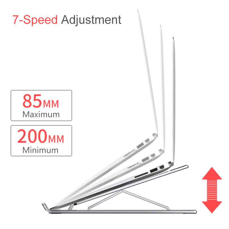 Portable 11-17inch Laptop Stand Foldable Notebook Support For Macbook pro Lapdesk Aluminum Computer Stand Cooling Pad