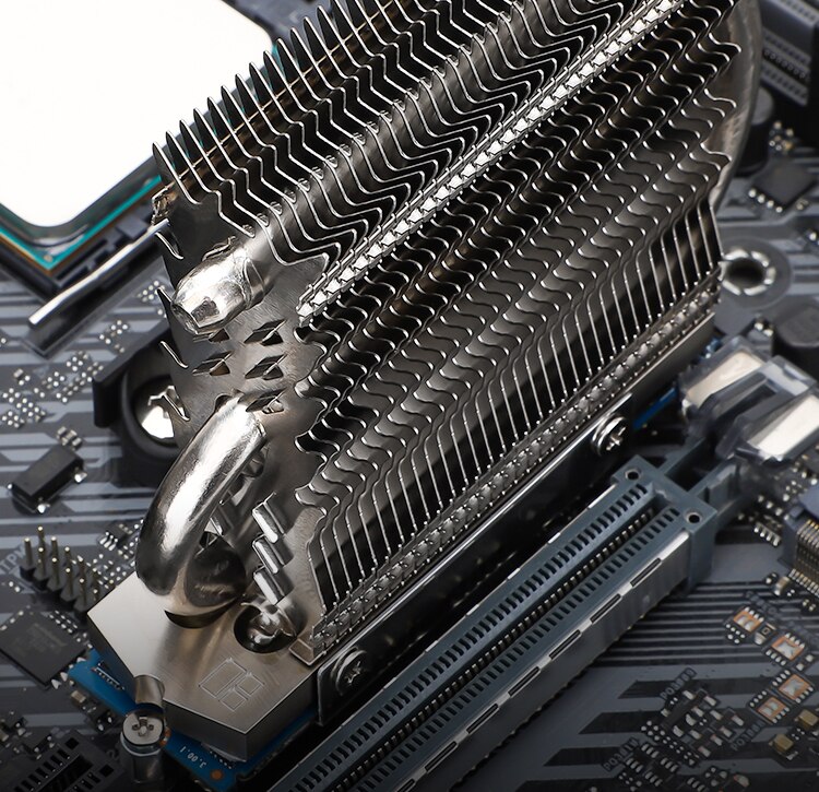 Thermalright HR-09 M.2 2280 PRO SSD Radiator Full Electroplated Heat Pipe Double Side With Thermal Pad,HDD Cooler