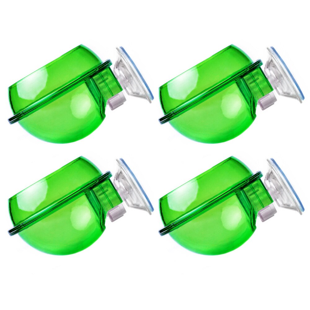 4Pcs Reptile Feeder with Suction Cup Lizard Wall Hanging Feeder Anti-Escape Bowl
