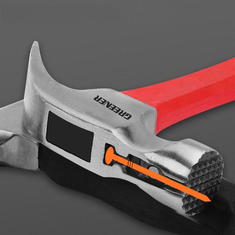 Claw Hammer for Woodworking Multifunction Shockproof Steel Hammer Small Hardware Safety Hammer Household Hand Tools