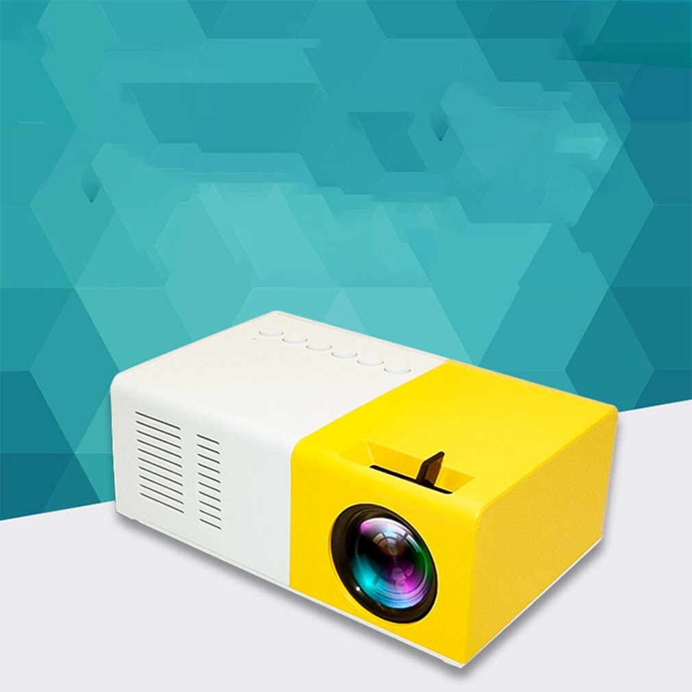 Draagbare Projector 3D Hd Led Home Theater Cinema 1080P Hdmi Usb Audio Projector Yg300 Mini Projector Camara Masanori