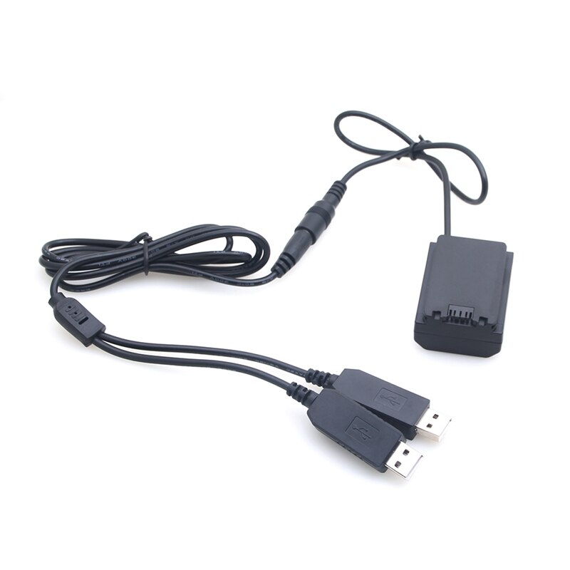 Np-Fz100 batterie factice coupleur cc double adaptateur Usb pour Sony A7Iii A9 A7Riii A7Siii appareil photo reflex numérique