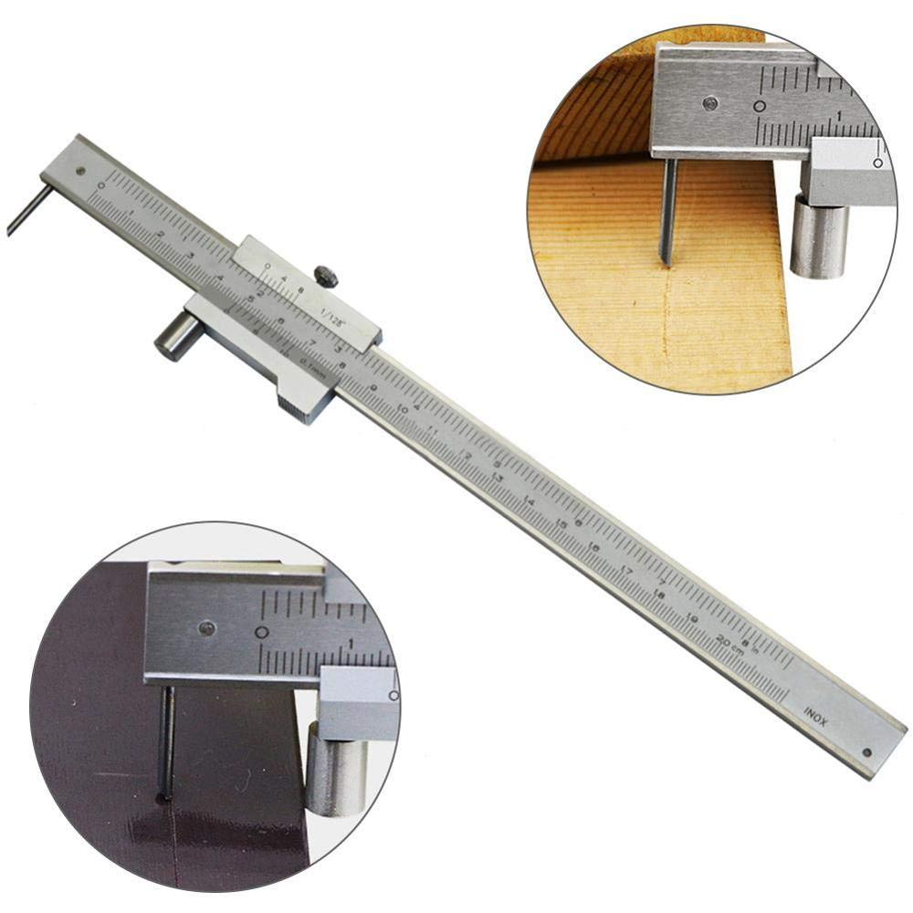 0-200mm Stainless steel Parallel marking vernier caliper marking gauge with Carbide scriber Marking tool With spare needle