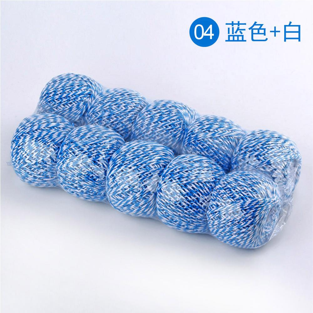 Dwa kolory bawełny piekarze sznurka liny rustykalny, wiejski rzemiosło akcesoria do rękodzieła: 10 Pcs 10