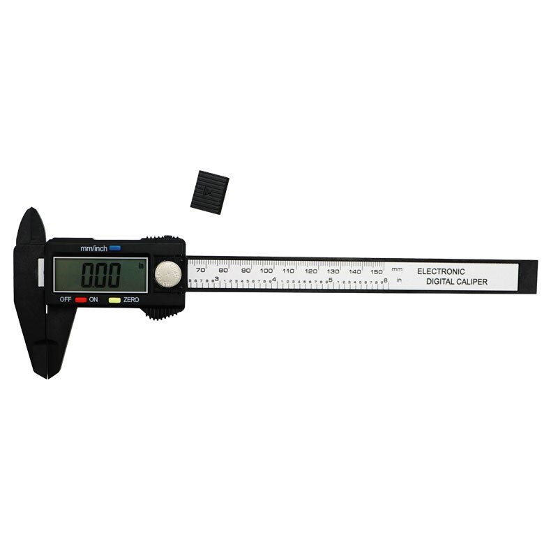 SHAHE 150 mm 6 inch LCD Digital Electronic Carbon Fiber Composite Vernier Calipers Micrometer Ruler Digital Calipers