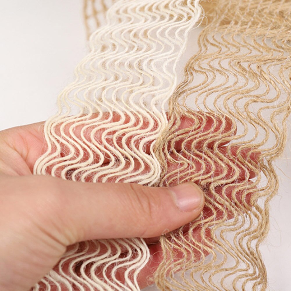 2 meter/rol natuurlijke kleur feest knutselen bruiloft lint inpaklint jute diy festival benodigdheden festival decoratie