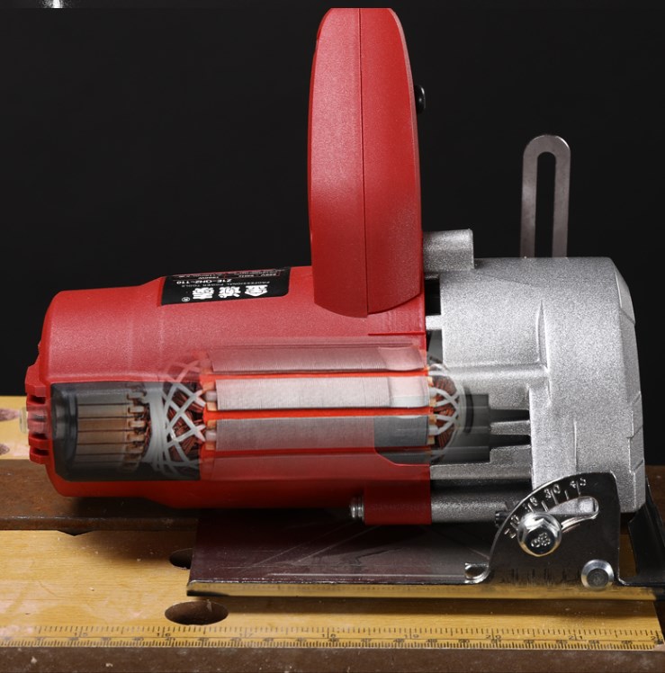 Multifunctional circular sawing machine for household stone wood wall slotting and cutting