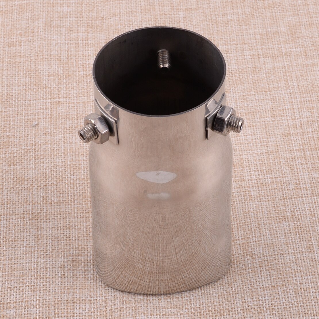 Universal- Auto Silber Edelstahl Herz bilden Schwanz Einlass Auspuff Ende Spitze Rohr Abdeckung