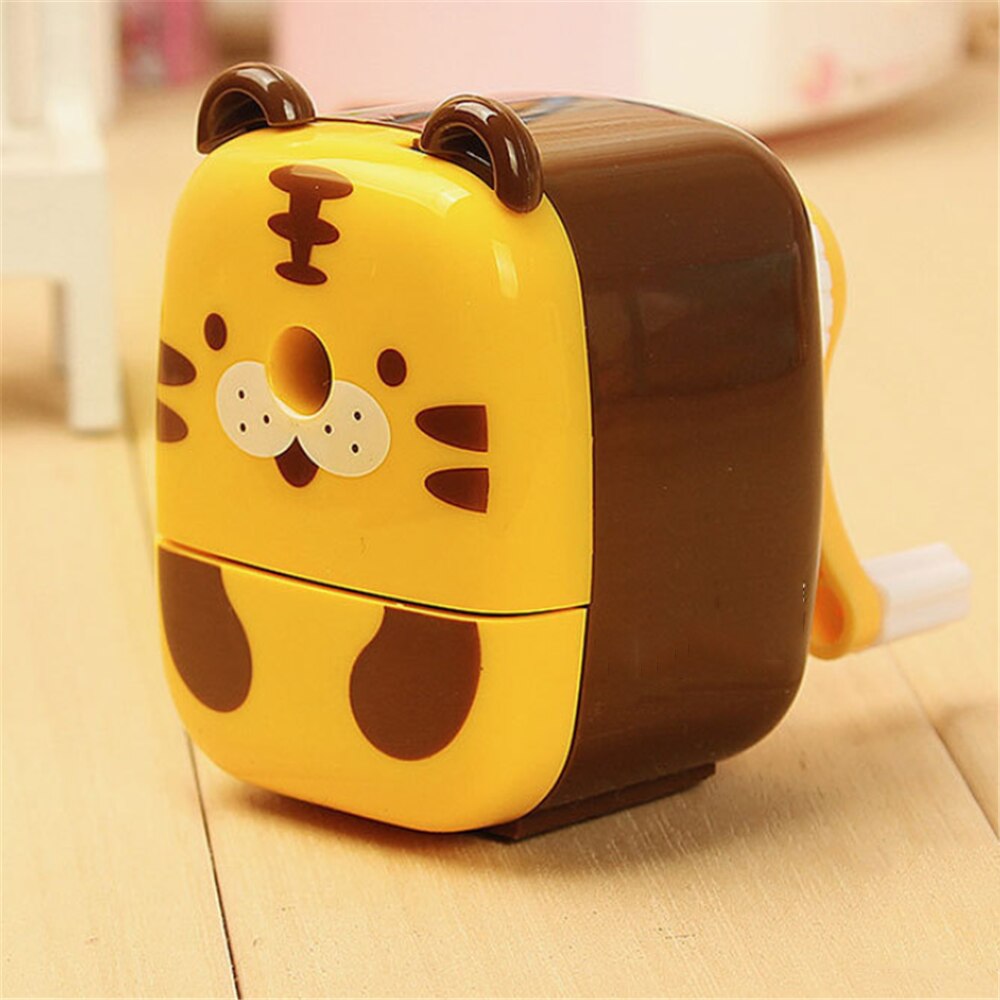 Sacapuntas de animales de dibujos animados Kawaii, papelería, para niños, bonito Panda, Tigre, cortador de lápices, herramienta, suministros de oficina y escuela