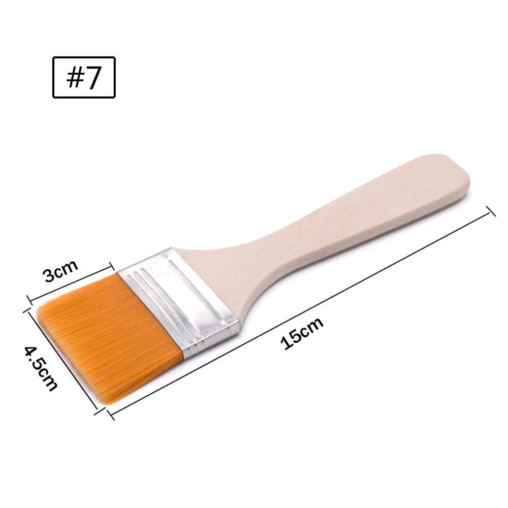 Paint Brushes Big Large Area Paint Brush for Oil Painting Stains Varnishes Glues and Gesso Home Chip Cleaning Tools: 7